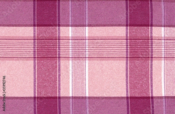 Obraz Ecossais rose et  violet.