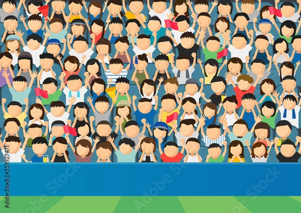 Fototapeta スタジアムの観客