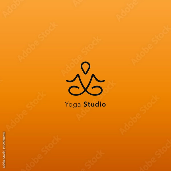 Obraz Yoga Studio Logo