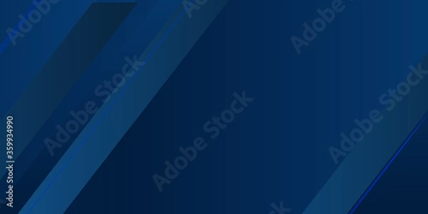 Fototapeta Blue smooth wave 3d template presentation background. Vector illustration design for presentation, banner, cover, web, flyer, card, poster, wallpaper, texture, slide, magazine, and powerpoint.