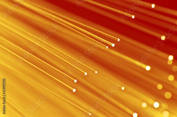 Obraz Abstract fiber optic background