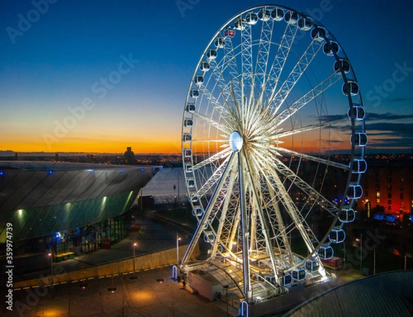Obraz Big Wheel at Sunset