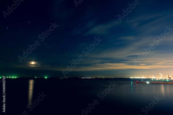 Obraz night view of the city 