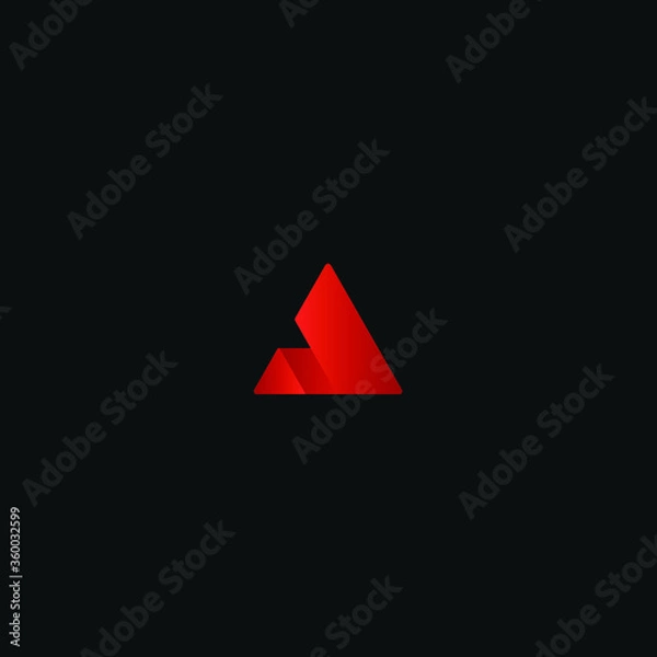 Fototapeta Abstract Triangle Logo