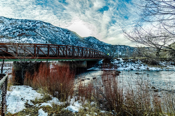 Obraz bridge over the lake