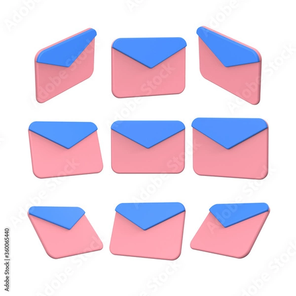 Fototapeta Mail 3D icon