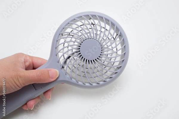 Fototapeta ハンディーファン 扇風機 小型