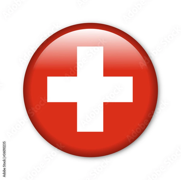 Obraz Schweiz - Button
