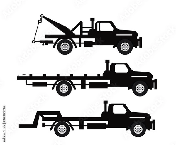 Obraz Car Towing Trucks, towing trucks vector design