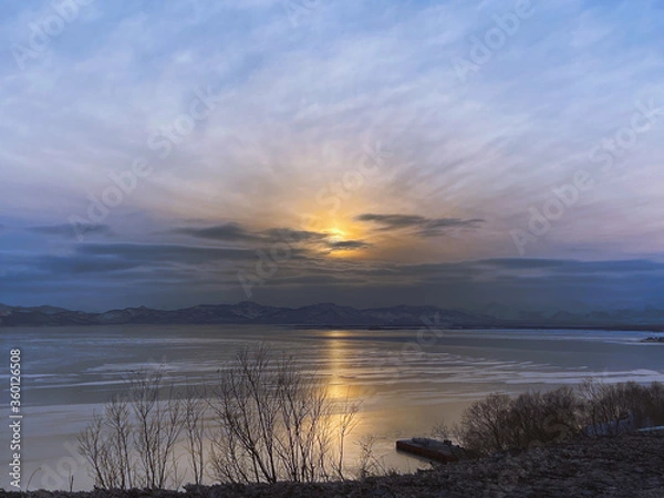 Obraz sunset over the sea