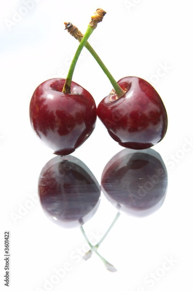 Obraz cherries on the mirror