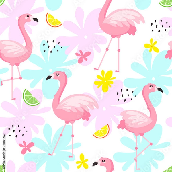 Obraz Flamingo_Pattern