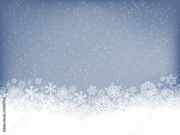 Obraz Winter background