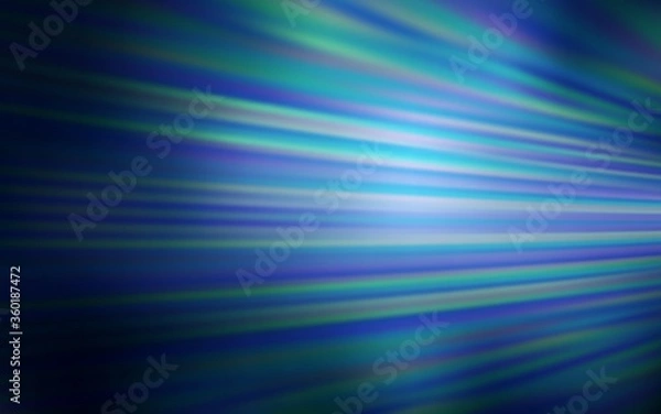 Fototapeta Dark BLUE vector background with stright stripes. Glitter abstract illustration with colorful sticks. Template for your beautiful backgrounds.