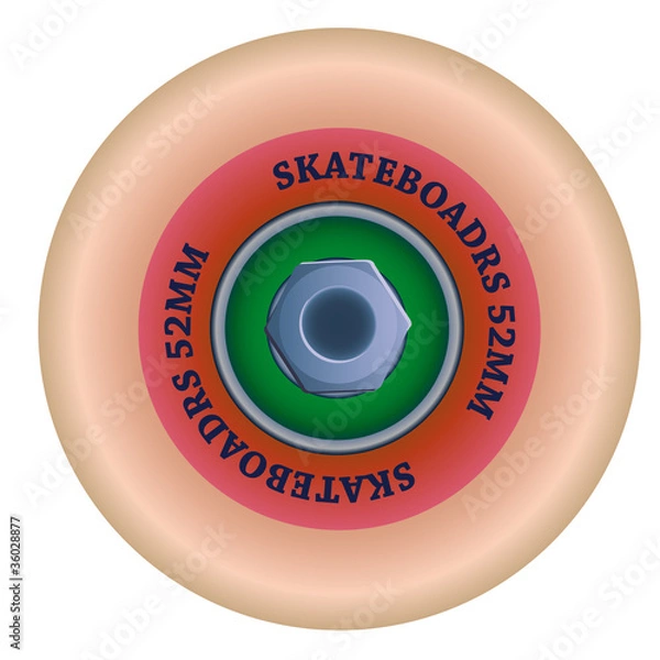 Obraz skate wheel