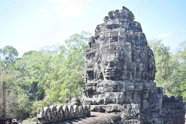 Fototapeta Faces of Cambodia. 