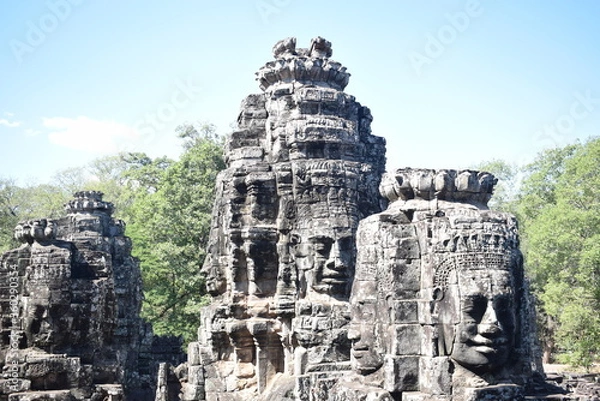 Obraz Faces of Cambodia. 