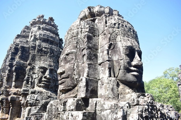 Obraz Faces of Cambodia. 