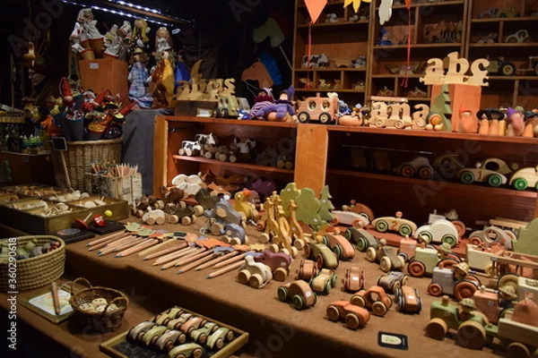 Obraz Shopping for toys. 