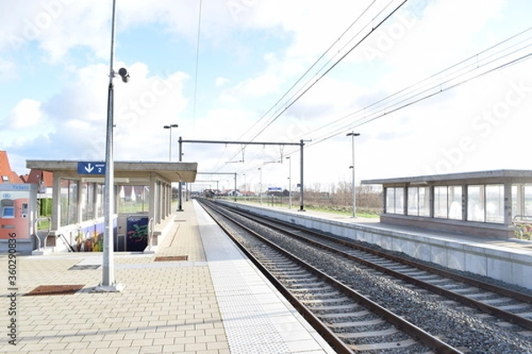 Obraz Beautiful train stations. 