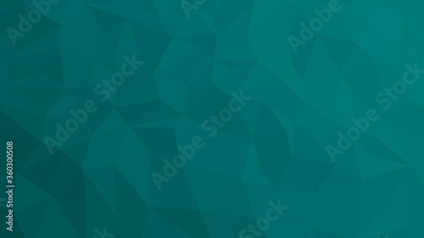 Fototapeta Abstract geometric background with shades of teal. Template for web and mobile interfaces, infographics, banners, advertising, applications.