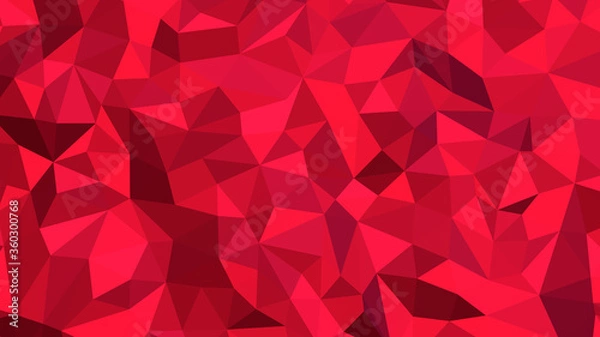 Fototapeta Abstract geometric background with shades of red. Template for web and mobile interfaces, infographics, banners, advertising, applications.