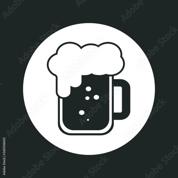 Fototapeta Beer icon