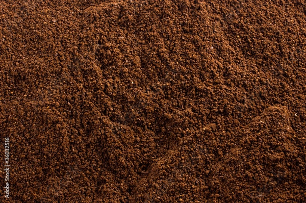 Fototapeta Grounded Coffee Beans