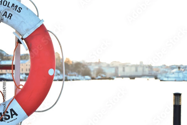 Obraz Safety ring with city