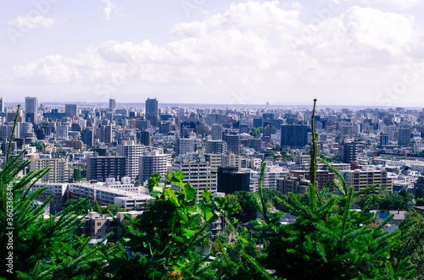 Fototapeta 札幌の町