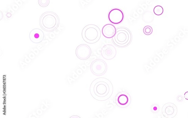 Obraz Light Purple, Pink vector background with spots.