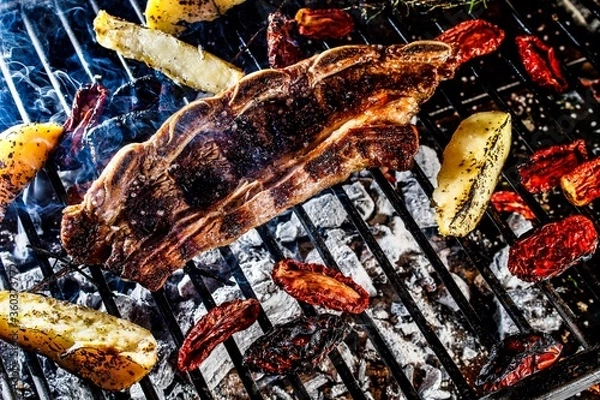 Obraz meat on the grill