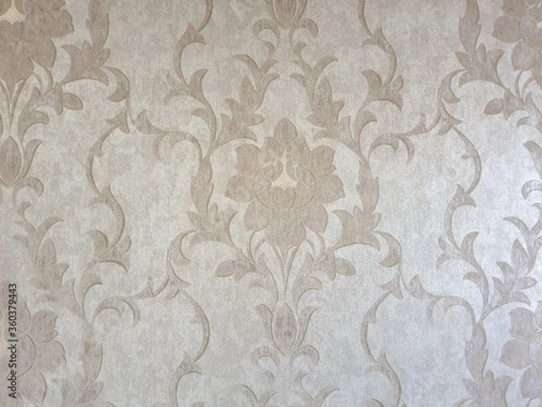 Obraz white and light gray pattern seamless