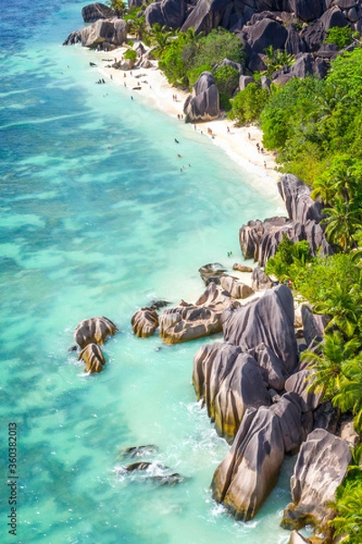 Fototapeta Plaza la Digue 1