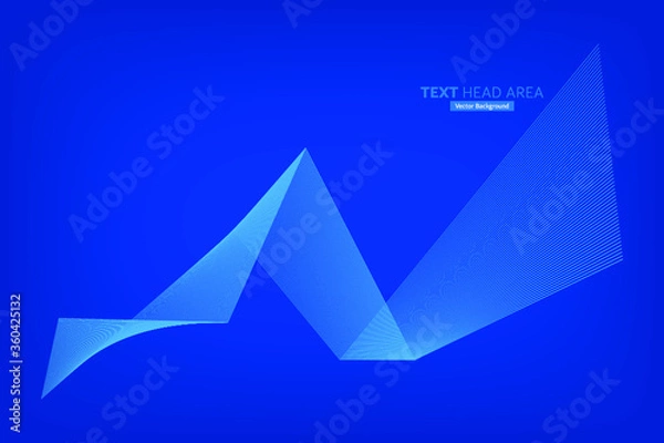 Fototapeta Abstract Modern Line, Text Head Area 