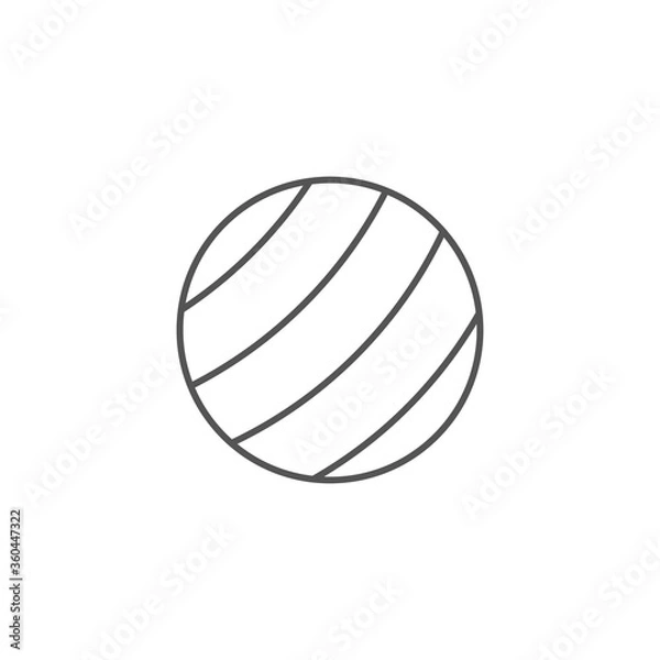 Fototapeta Ball vector icon