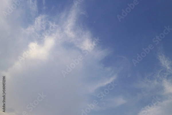 Obraz blue sky and clouds for the background.