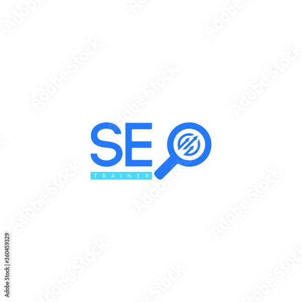 Obraz SEO Trainer Learn Logo Design