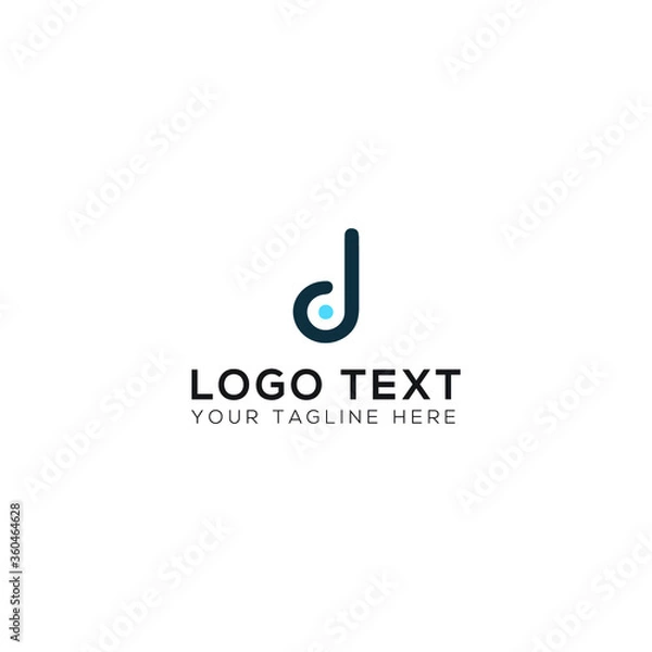 Obraz Premium Dott D Logo Design