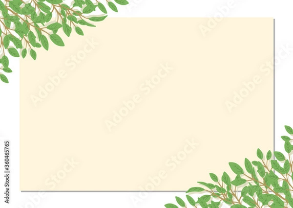 Fototapeta 新緑のフレーム2