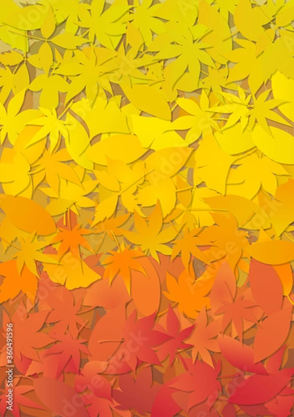 Fototapeta 枯葉の背景