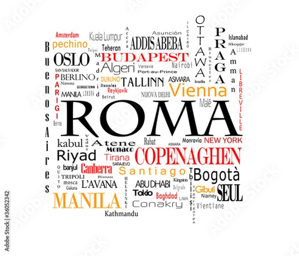 Fototapeta Capitali mondiali