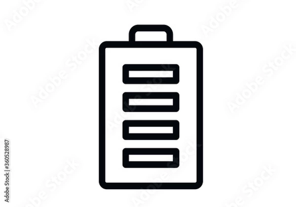 Obraz Battery  icon. Basic Full Battery  icon