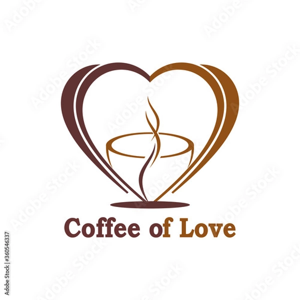 Obraz heart logo vector illustration