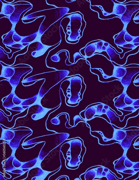 Fototapeta Rhythmic Splash abstract background pattern