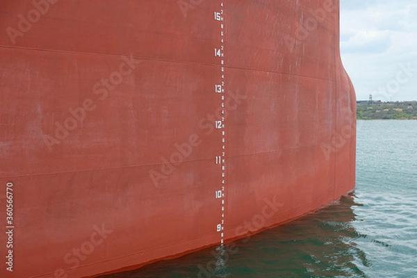 Fototapeta Forward draft mark fresh painted