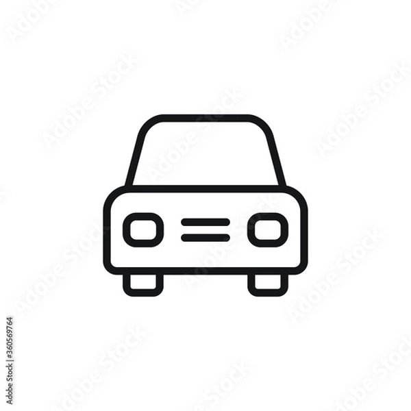 Obraz car auto icon vector