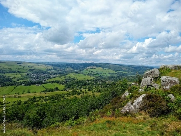 Obraz mountain landscape with blue sky