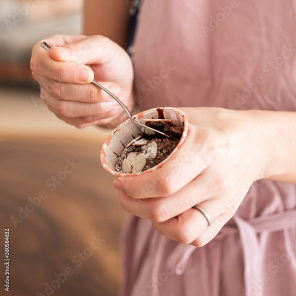 Fototapeta Baking Chocolate Brownies