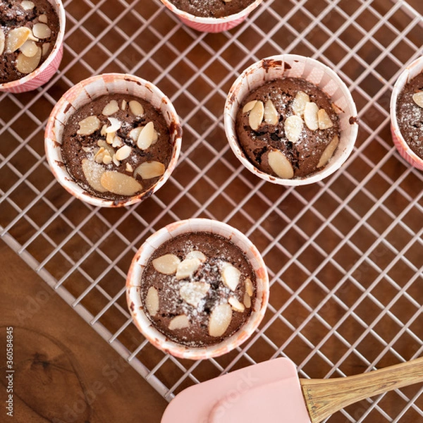 Fototapeta Baking Chocolate Brownies